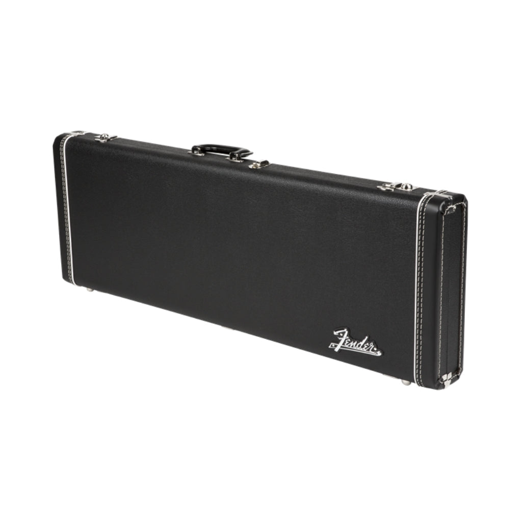Fender G&G Deluxe Strat/Tele Hardshell Case - Left Handed, Black with Orange Plush Interior Electric Guitar Cases & Gigbags Sky Music
