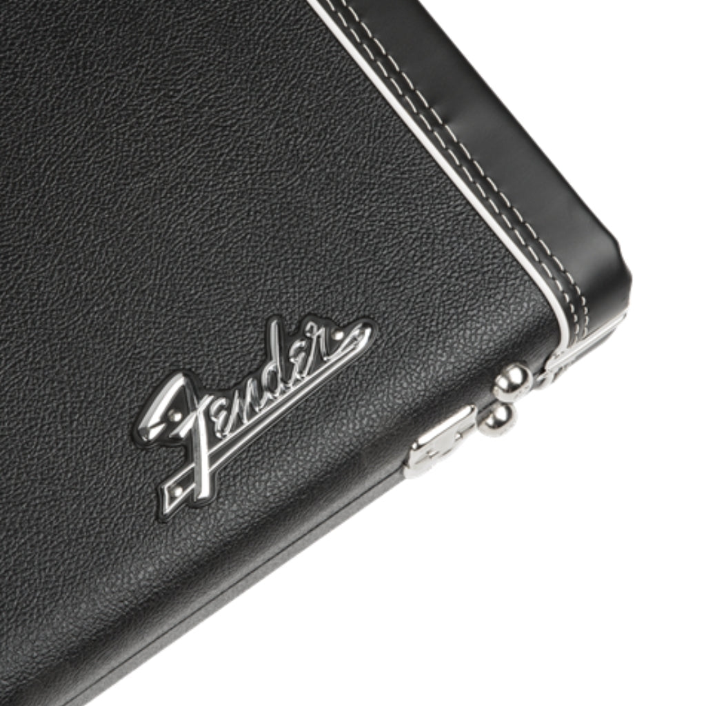 Fender G&G Deluxe Strat/Tele Hardshell Case - Left Handed, Black with Orange Plush Interior Electric Guitar Cases & Gigbags Sky Music