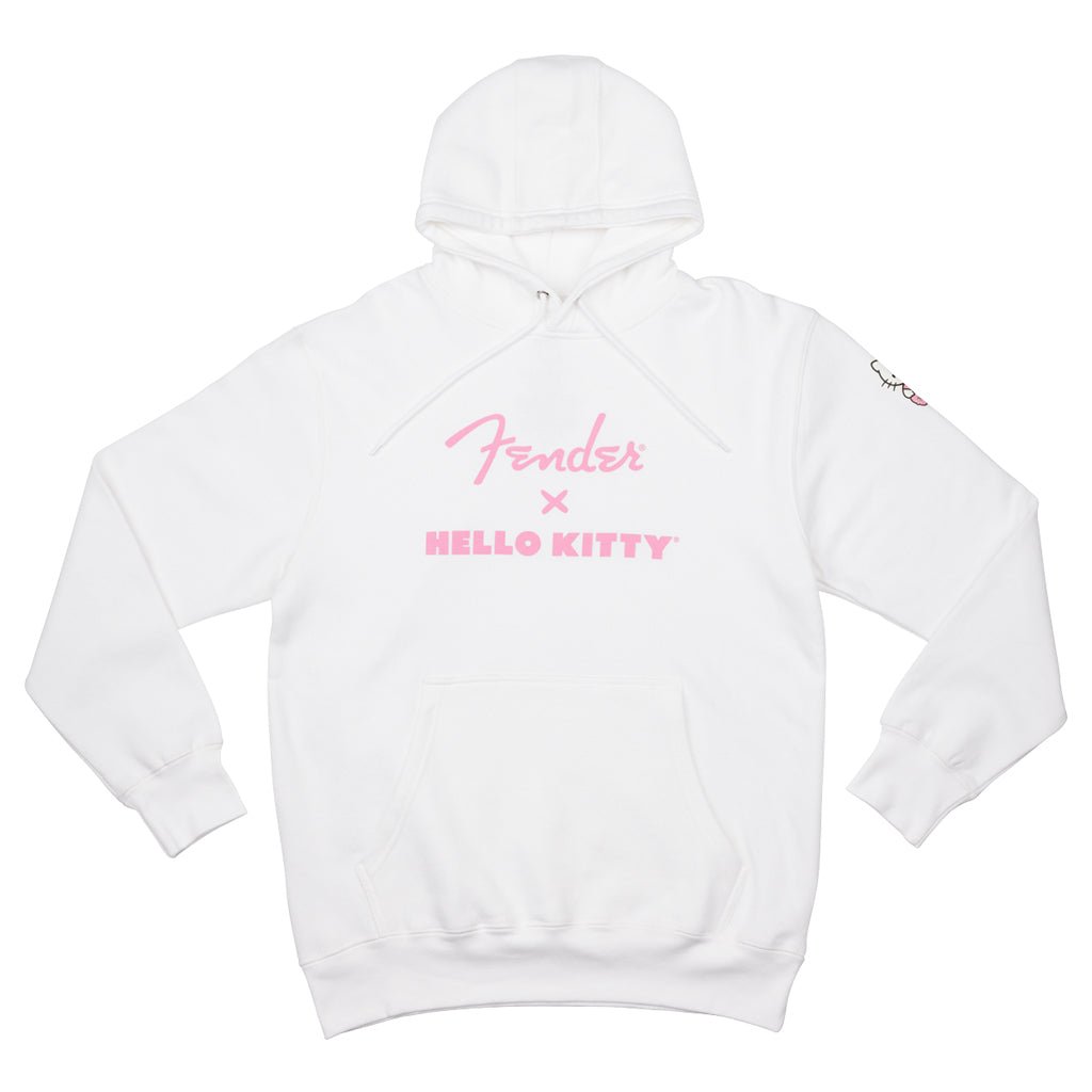 Fender Hello Kitty SL Logo White Hoodie - Small Merchandise &amp; Apparel Sky Music