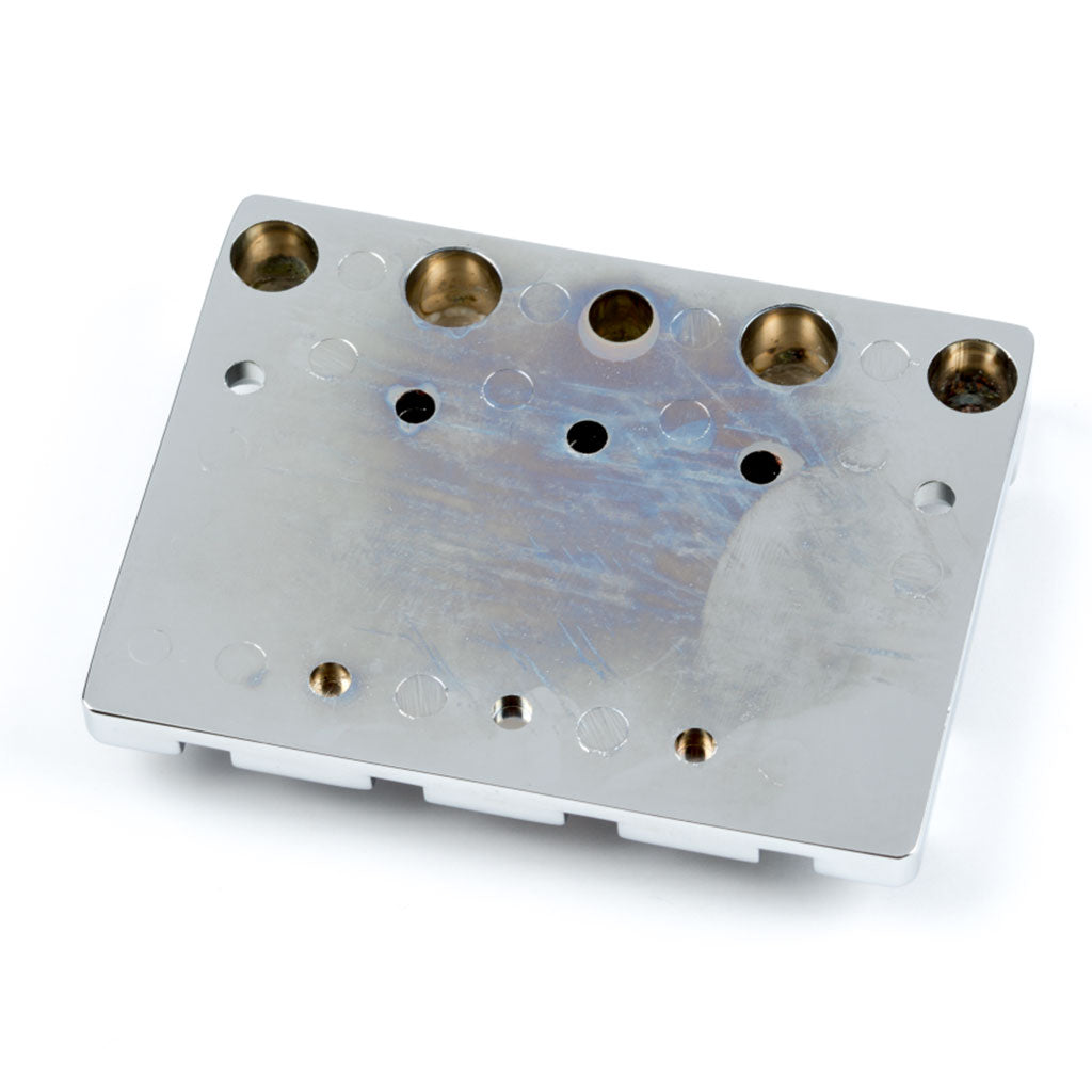 Fender HiMass 4 String Bass Bridge Assembly With Zinc Saddles Chrome