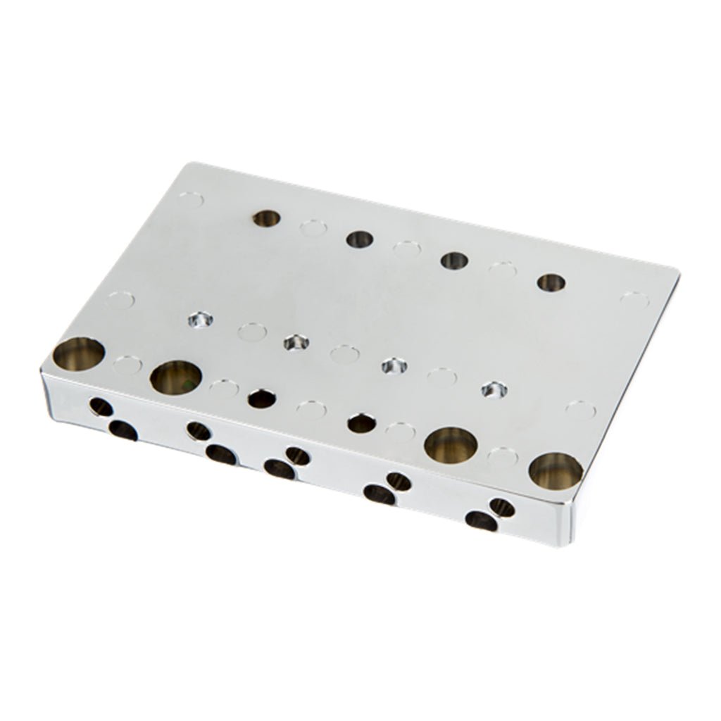 Fender HiMass 5 String Bass Narrow Bridge Assembly with Brass Saddles in Chrome General Spare Parts Sky Music