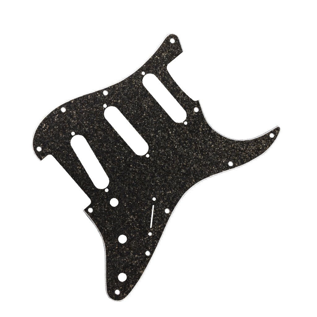 Fender Hybrid Glass/Glitter Stratocaster SSS Pickguard - Dark Gray Sparkle Guitar Spare Parts Sky Music