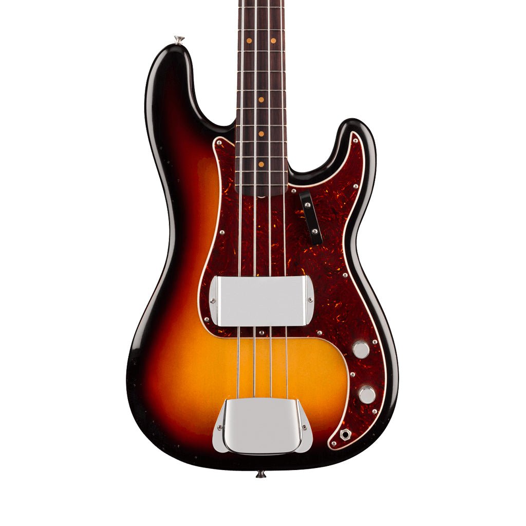 Fender James Jamerson 1962 Precision Bass Rosewood Fingerboard - 3-Tone Sunburst Bass Guitars Sky Music
