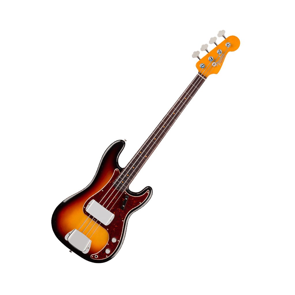 Fender James Jamerson 1962 Precision Bass Rosewood Fingerboard - 3-Tone Sunburst Bass Guitars Sky Music