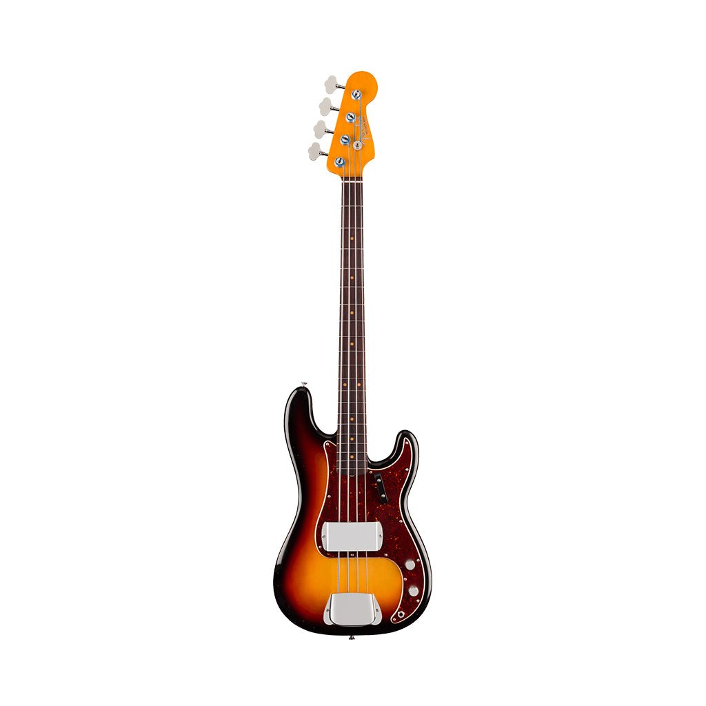 Fender James Jamerson 1962 Precision Bass Rosewood Fingerboard - 3-Tone Sunburst Bass Guitars Sky Music