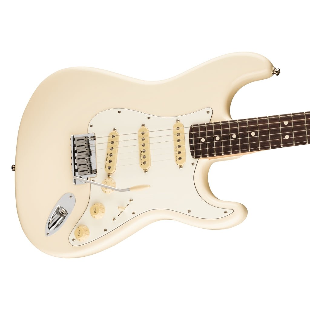 Fender Jeff Beck Stratocaster - Olympic White with Rosewood Fingerboard Electric Guitars Sky Music