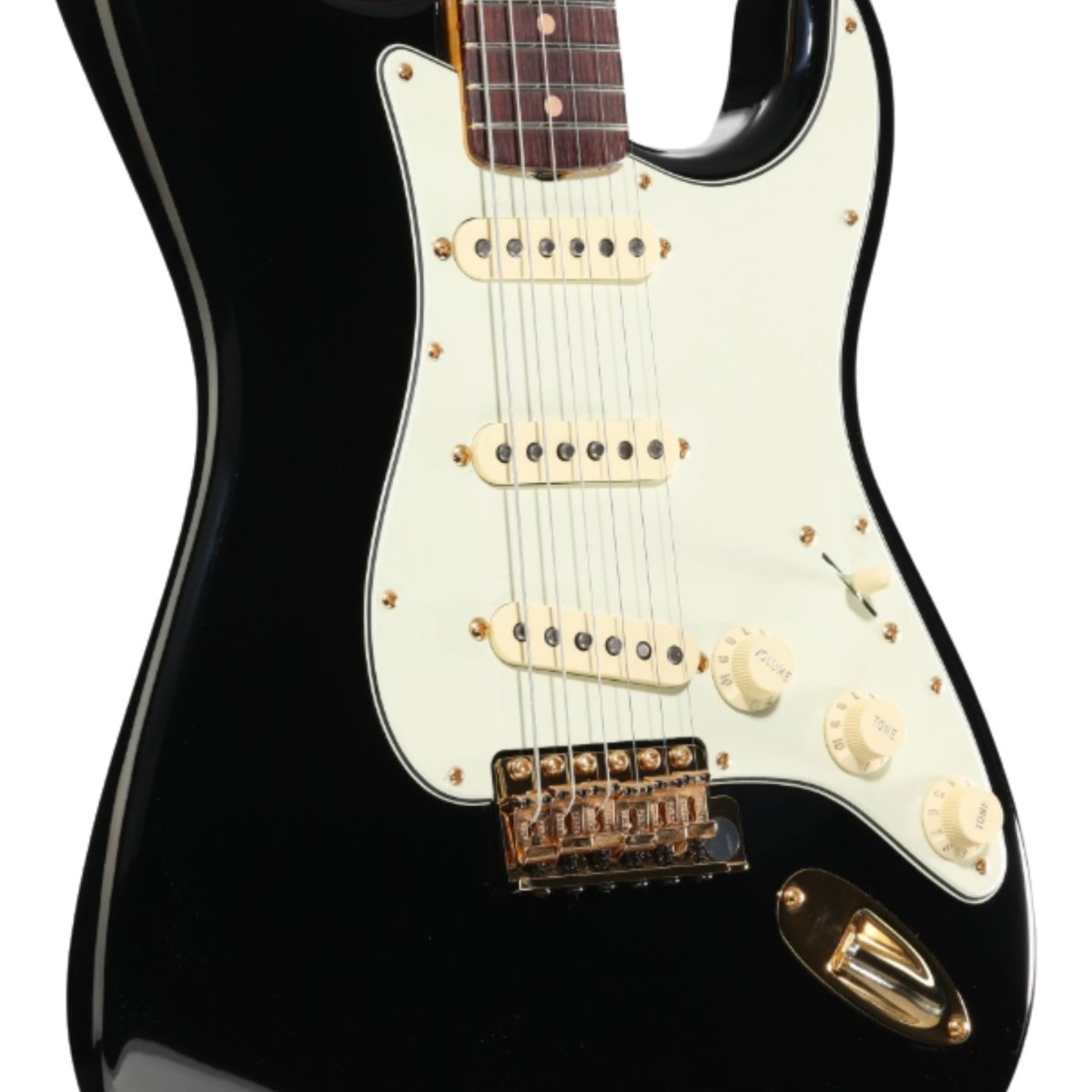 Fender Limited American Vintage II 1961 Stratocaster Electric Guitar - Black, Rosewood Fingerboard Electric Guitars Sky Music