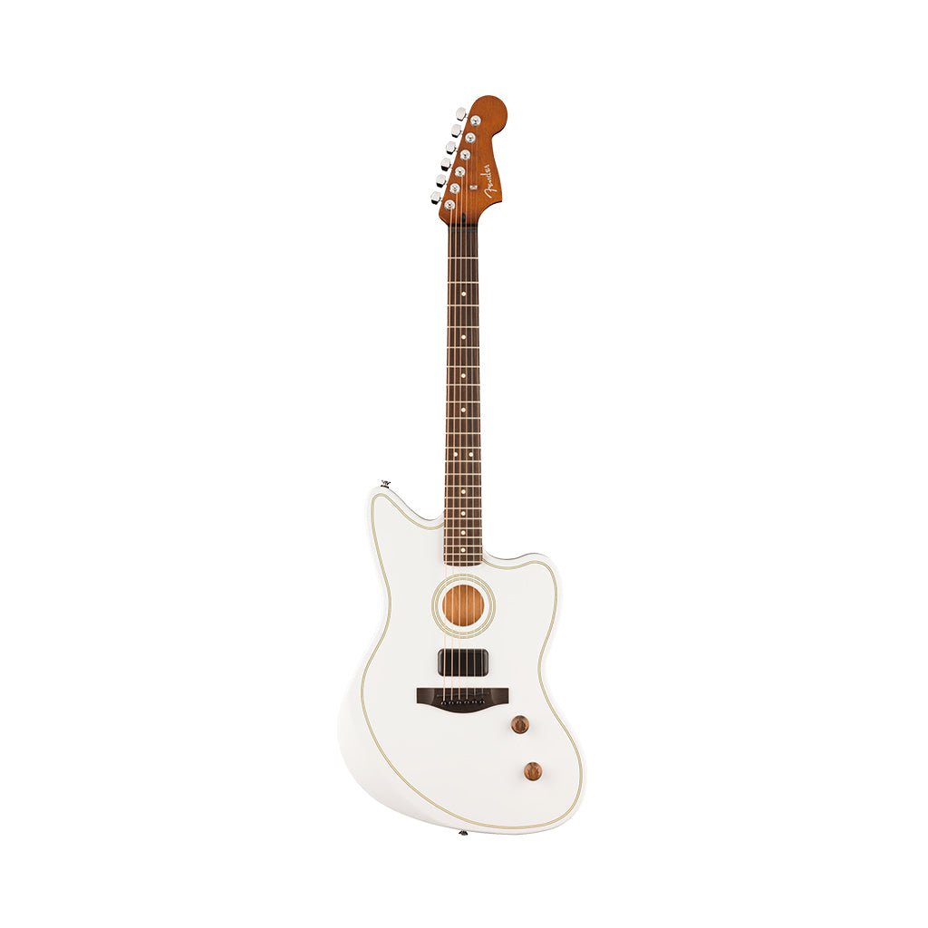 Fender Limited Edition Acoustasonic Standard Jazzmaster Acoustic-Electric Guitar - Arctic Gold Acoustic Guitars Sky Music