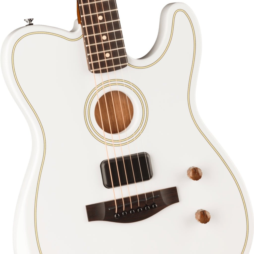 Fender Limited Edition Acoustasonic Standard Telecaster Acoustic-Electric Guitar - Arctic Gold Acoustic Guitars Sky Music