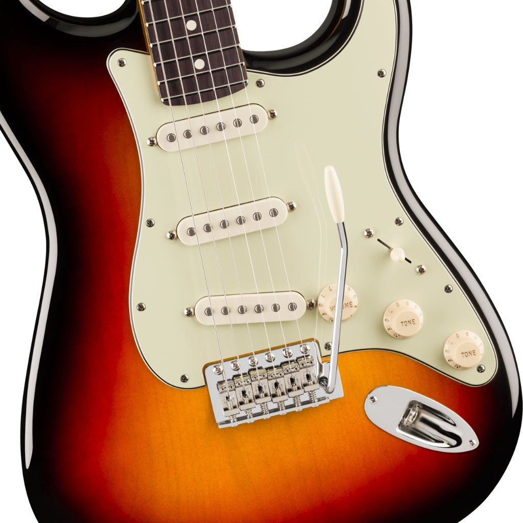 Fender Limited Edition American Professional Classic Stratocaster featuring the Fender Silent System - 3-Color Sunburst, Rosewood Fingerboard Electric Guitars Sky Music