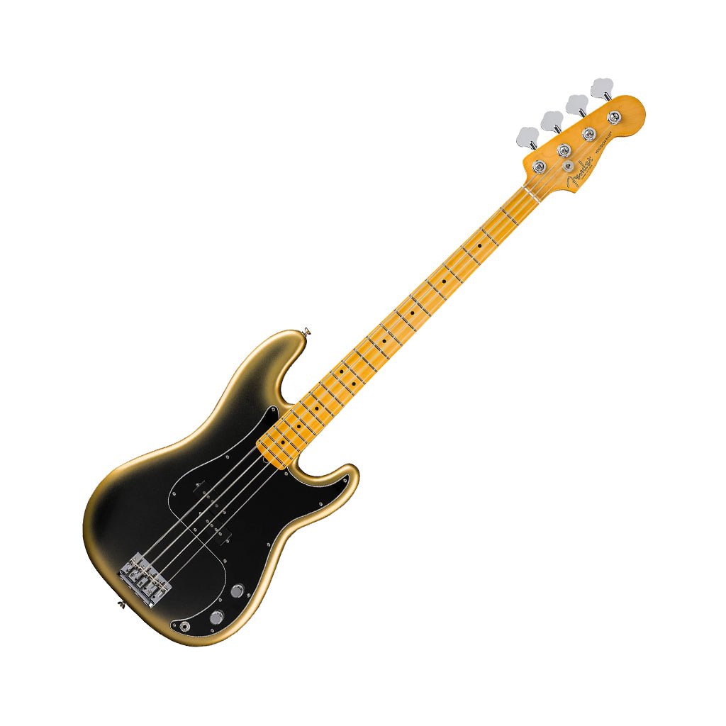 Fender Limited Edition American Professional II Precision Bass Maple Fingerboard - Eclipse Bass Guitars Sky Music