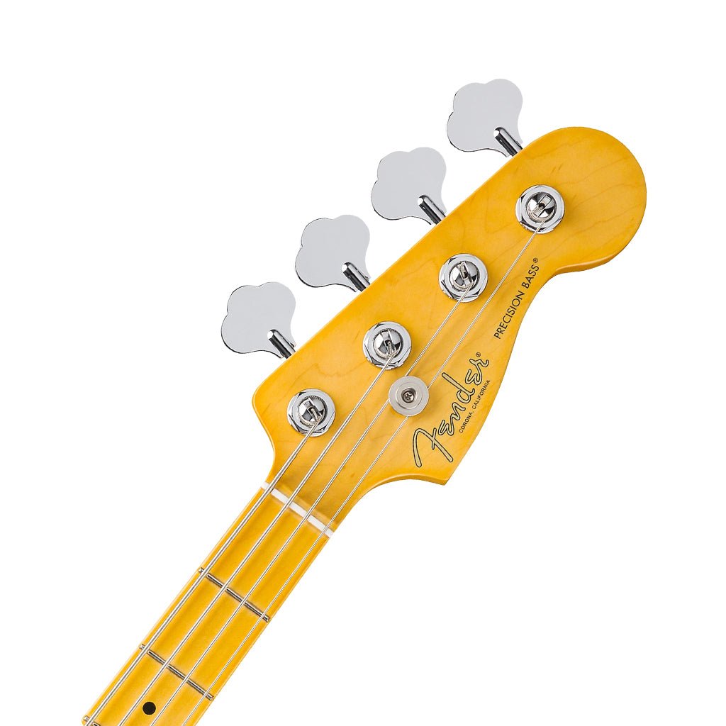Fender Limited Edition American Professional II Precision Bass Maple Fingerboard - Eclipse Bass Guitars Sky Music
