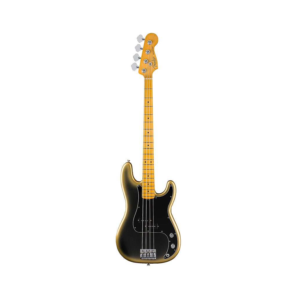 Fender Limited Edition American Professional II Precision Bass Maple Fingerboard - Eclipse Bass Guitars Sky Music