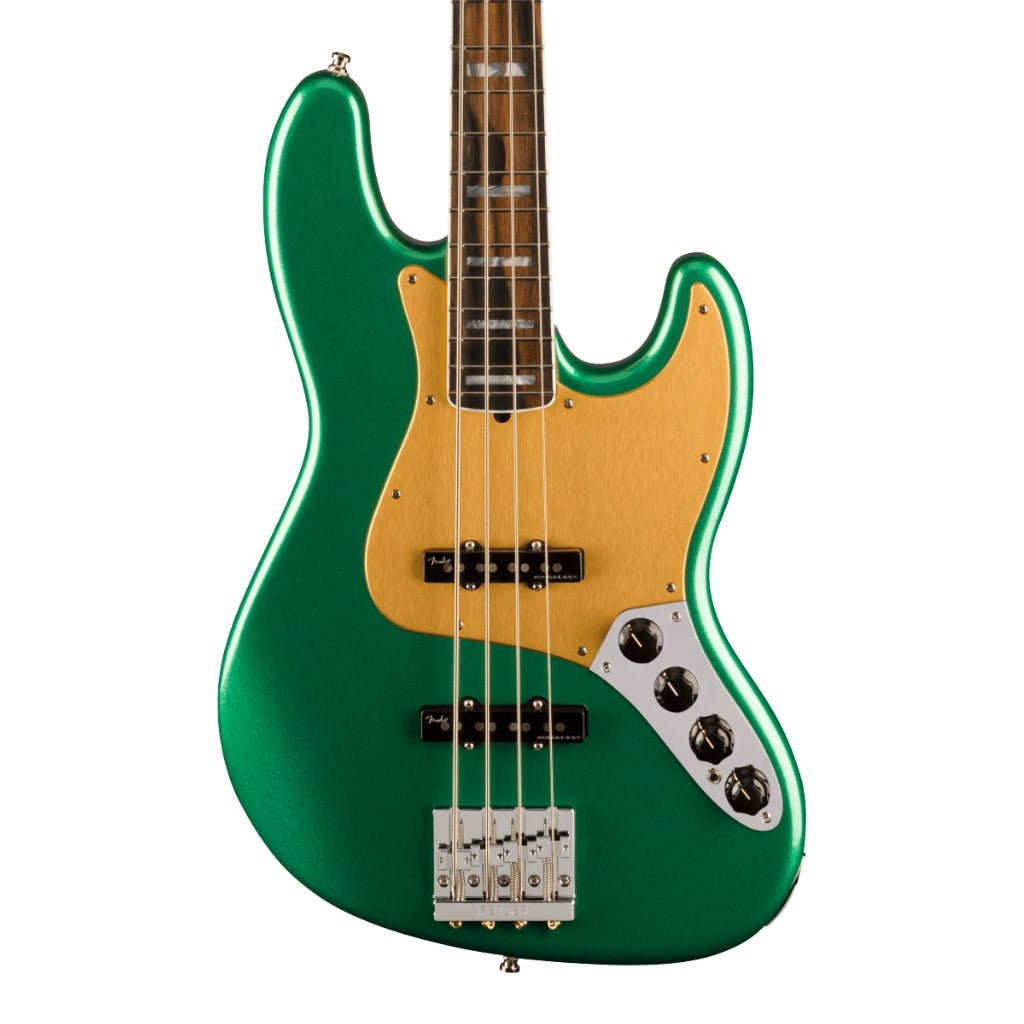 Fender Limited Edition American Ultra Jazz Bass Guitar - Mystic Pine Green Bass Guitars Sky Music