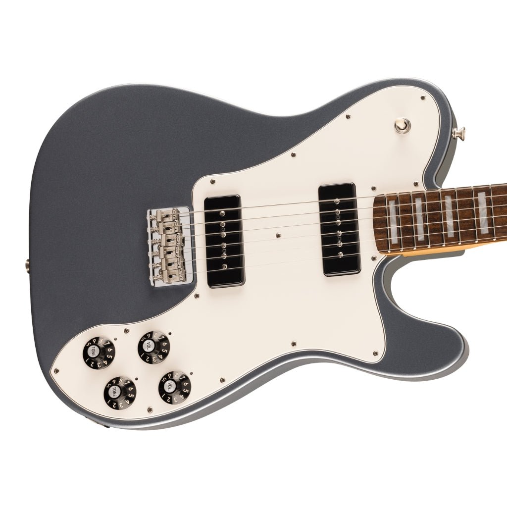 Fender Limited Edition Chris Shiflett Cleaver Telecaster Deluxe Charcoal Frost Metallic Electric Guitars Sky Music