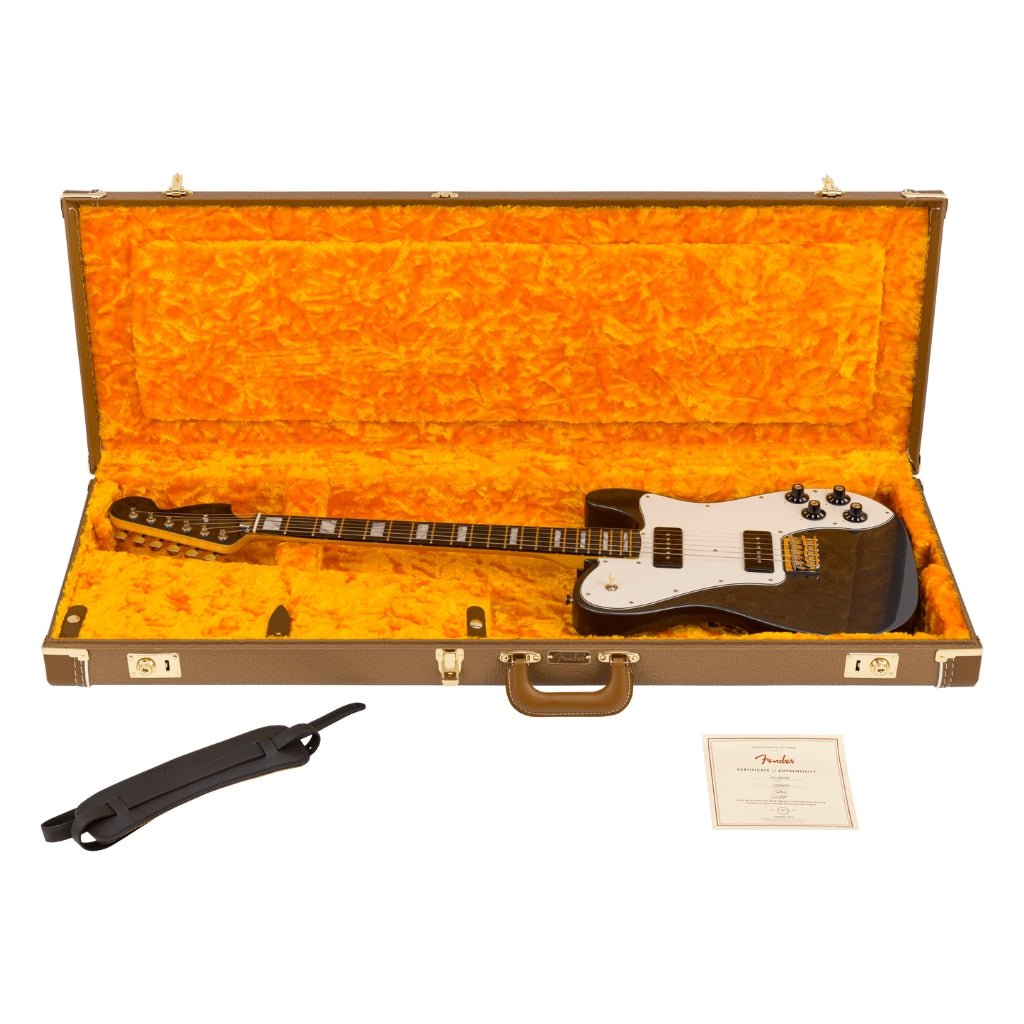 Fender Limited Edition Chris Shiflett Cleaver Telecaster Deluxe Charcoal Frost Metallic Electric Guitars Sky Music