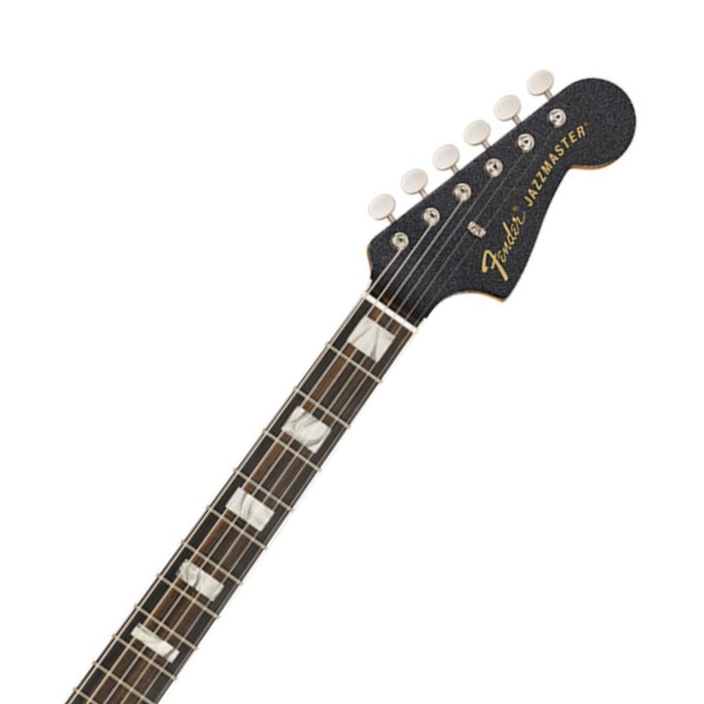Fender Limited Edition Foil Jazzmaster Ebony Fingerboard Electric Guitar - Black Sparkle Electric Guitars Sky Music