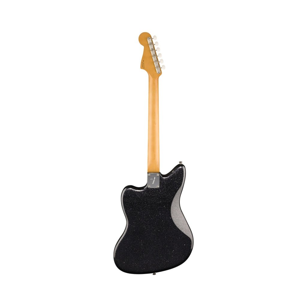 Fender Limited Edition Foil Jazzmaster Ebony Fingerboard Electric Guitar - Black Sparkle Electric Guitars Sky Music