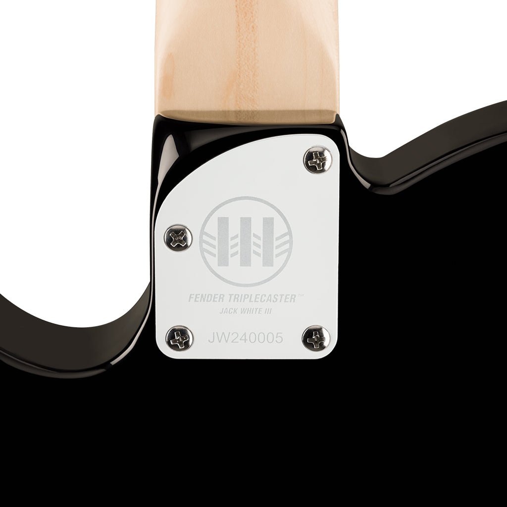 Fender Limited Edition Jack White Triplecaster Telecaster Black Electric Guitars Sky Music