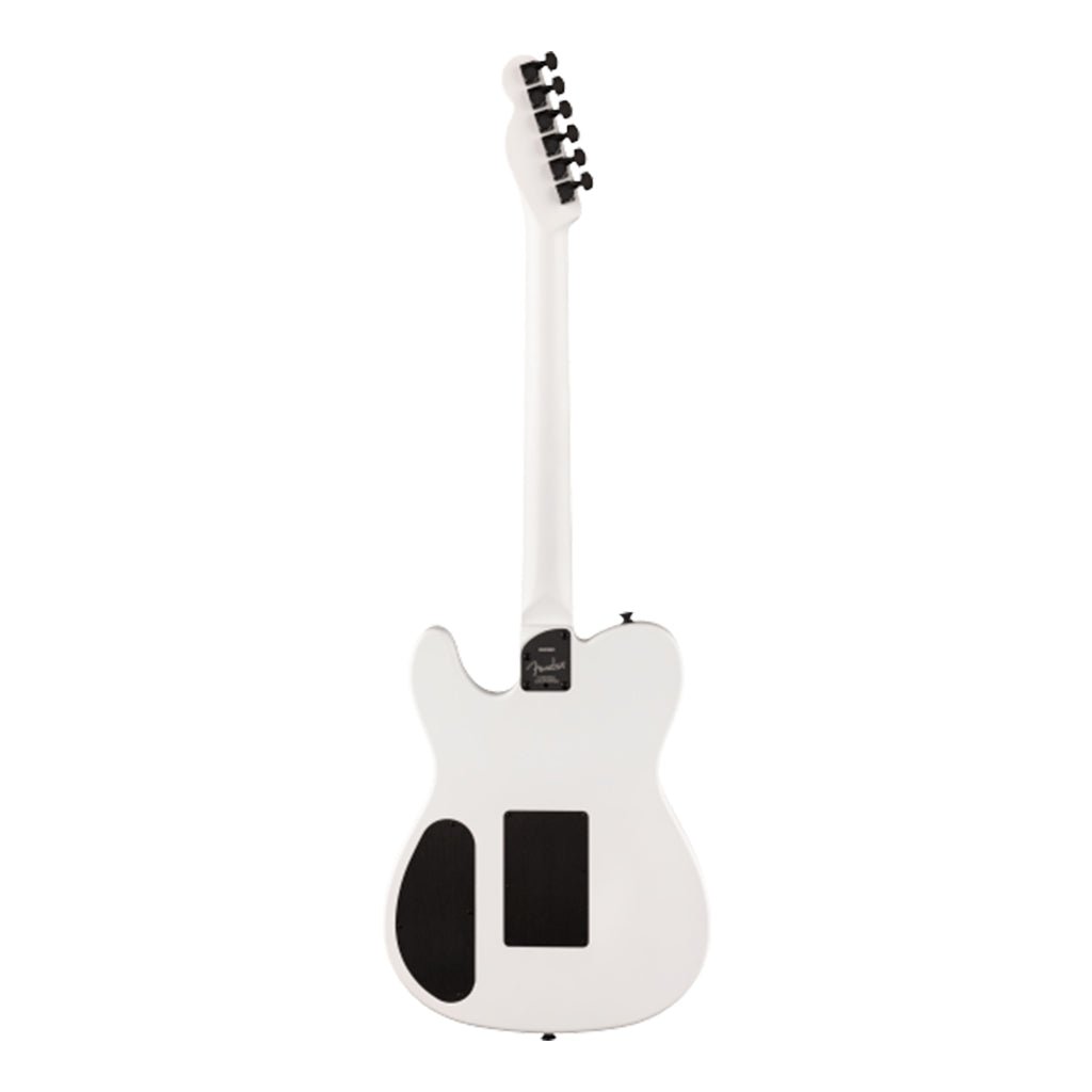 Fender Limited Edition Jack White Triplesonic Acoustasonic Telecaster with Ebony Fingerboard - Arctic White and Black Top Acoustic Guitars Sky Music