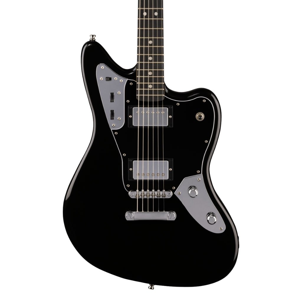 Fender Limited Edition Player Fusion Jaguar Baritone Electric Guitar - Black, Ebony Fingerboard Electric Guitars Sky Music
