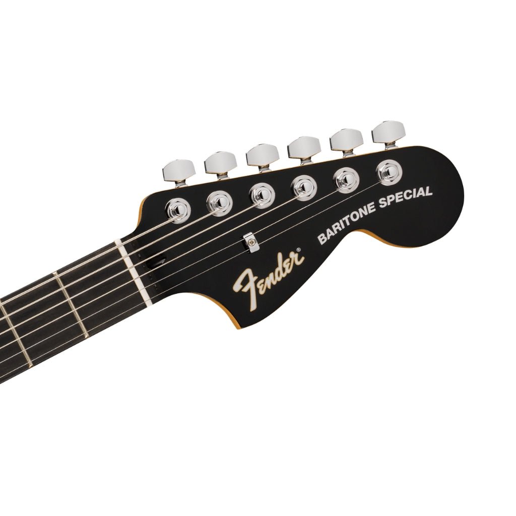 Fender Limited Edition Player Fusion Jaguar Baritone Electric Guitar - Black, Ebony Fingerboard Electric Guitars Sky Music