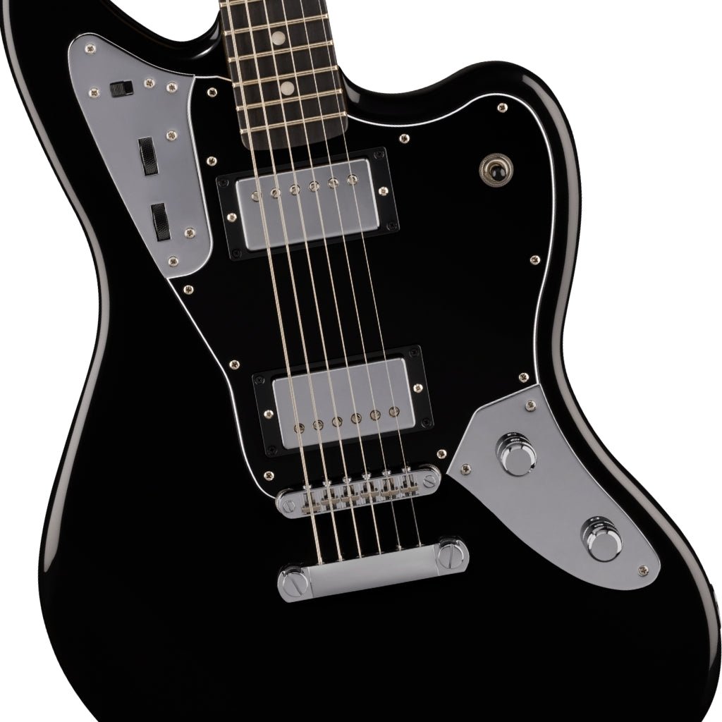 Fender Limited Edition Player Fusion Jaguar Baritone Electric Guitar - Black, Ebony Fingerboard Electric Guitars Sky Music
