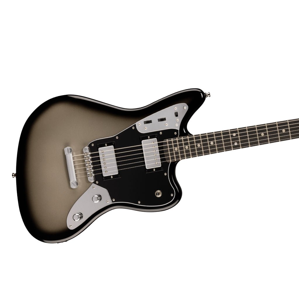 Fender Limited Edition Player Fusion Jaguar Baritone Electric Guitar - Silverburst, Ebony Fingerboard Electric Guitars Sky Music