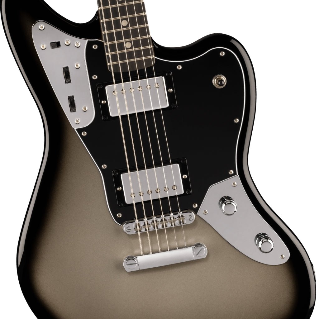 Fender Limited Edition Player Fusion Jaguar Baritone Electric Guitar - Silverburst, Ebony Fingerboard Electric Guitars Sky Music