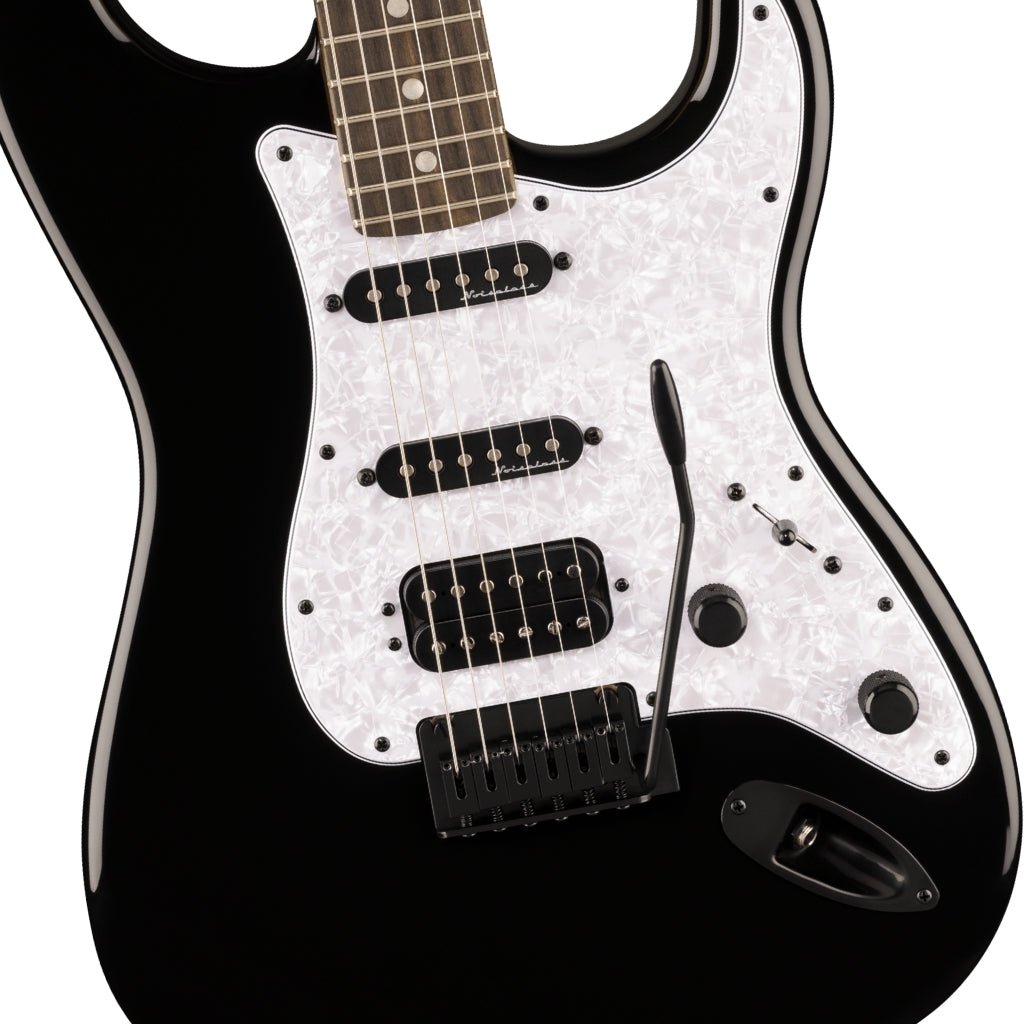 Fender Limited Edition Player Fusion Stratocaster HSS Electric Guitar - Black, Ebony Fingerboard Electric Guitars Sky Music