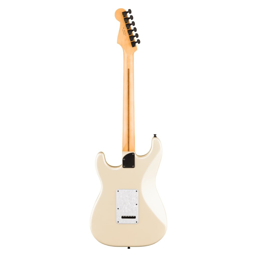 Fender Limited Edition Player Fusion Stratocaster HSS Electric Guitar - Olympic Pearl, Ebony Fingerboard Electric Guitars Sky Music