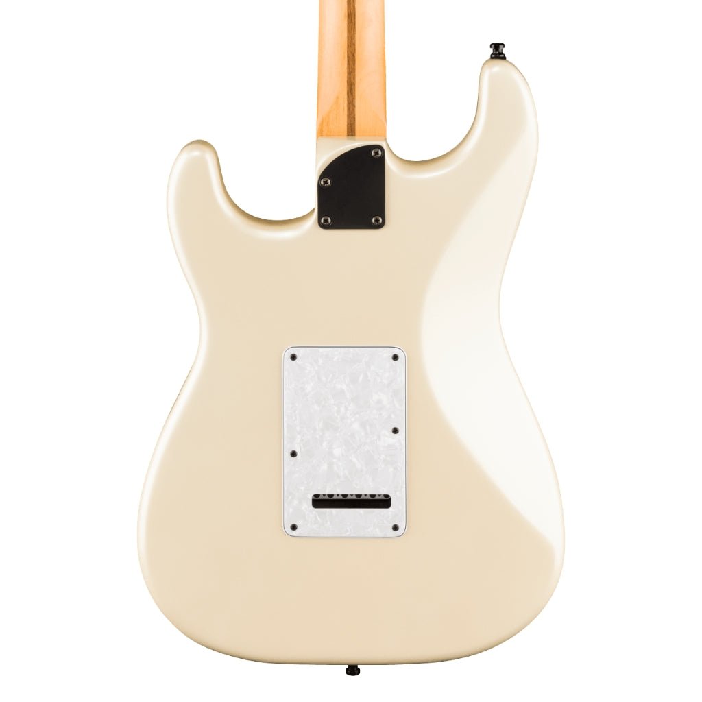 Fender Limited Edition Player Fusion Stratocaster HSS Electric Guitar - Olympic Pearl, Ebony Fingerboard Electric Guitars Sky Music