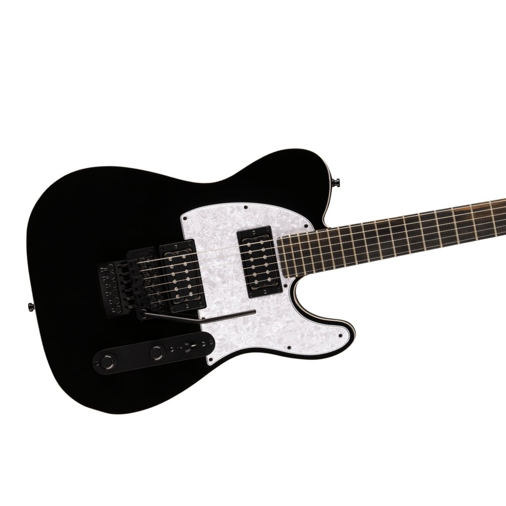 Fender Limited Edition Player Fusion Telecaster HH Floyd Rose Electric Guitar - Black, Ebony Fingerboard Electric Guitars Sky Music