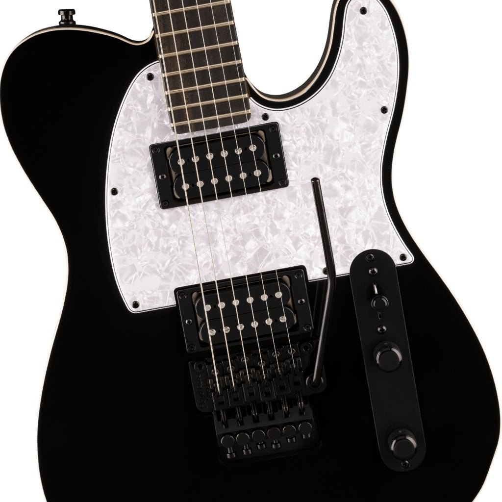 Fender Limited Edition Player Fusion Telecaster HH Floyd Rose Electric Guitar - Black, Ebony Fingerboard Electric Guitars Sky Music