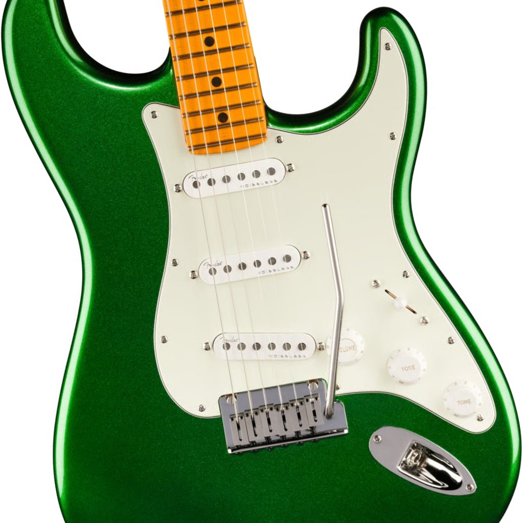Fender Limited Edition Ultra II Stratocaster - Candy Apple Green, Maple Fingerboard Electric Guitars Sky Music