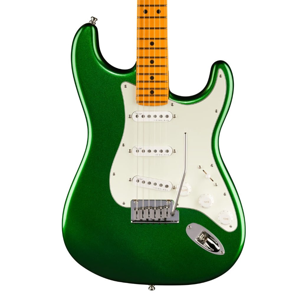 Fender Limited Edition Ultra II Stratocaster - Candy Apple Green, Maple Fingerboard Electric Guitars Sky Music