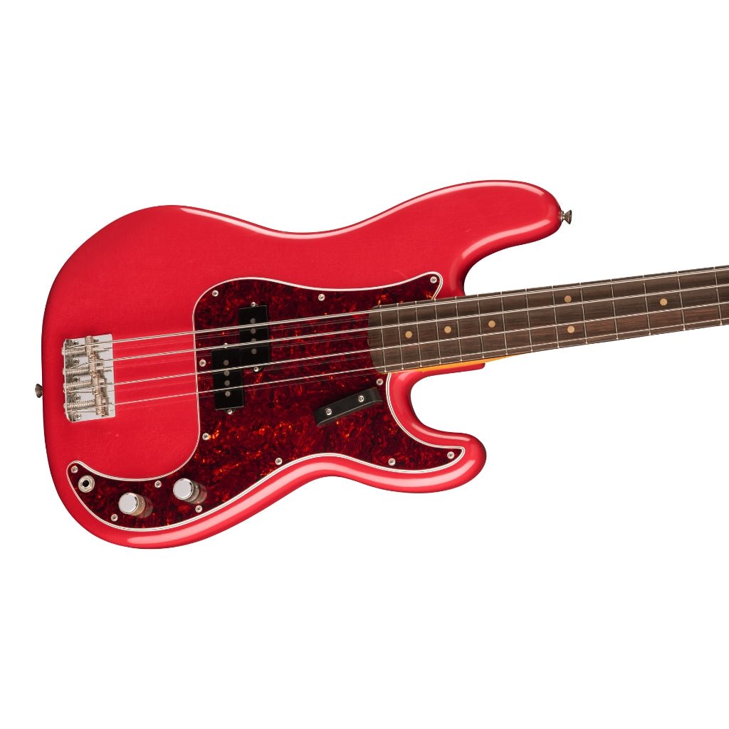 Fender Limited Edition Vintera II Road Worn '60s Precision Bass - Fiesta Red, Rosewood Fingerboard Bass Guitars Sky Music