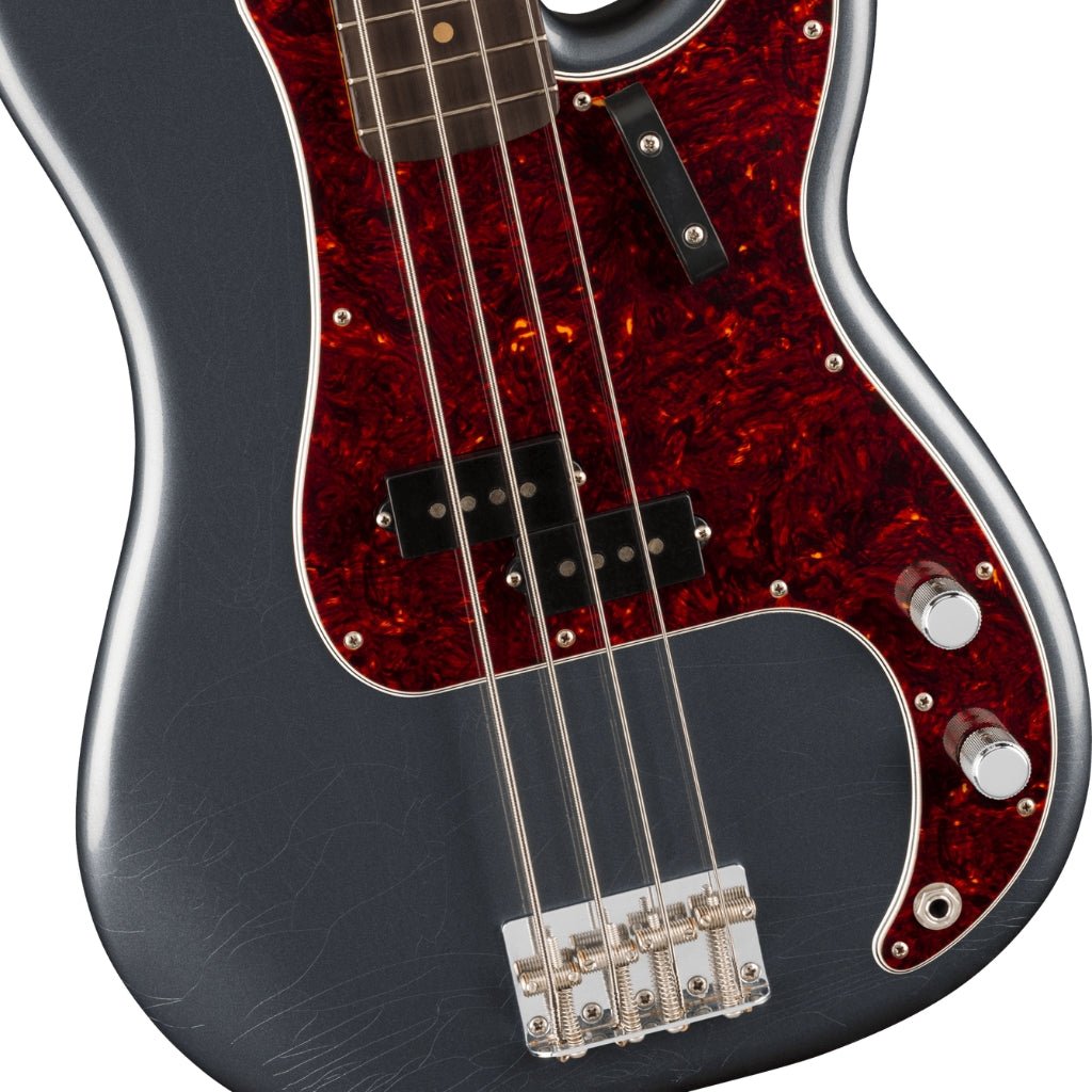 Fender Limited Vintera II Road Worn '60s Precision Bass - Charcoal Frost Metallic Bass Guitars Sky Music