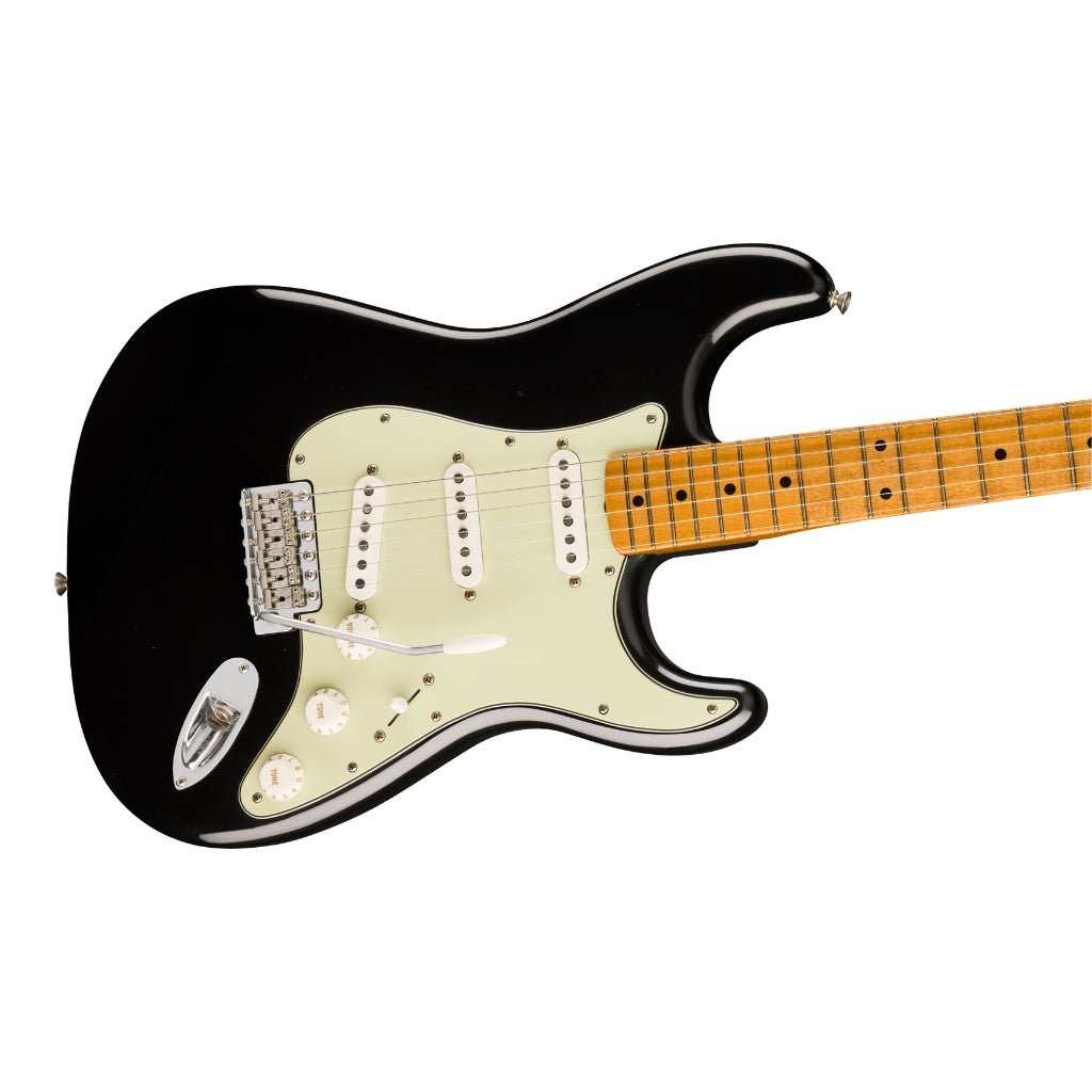 Fender Limited Vintera II Road Worn '60s Stratocaster Electric Guitar - Black, Maple Fingerboard Electric Guitars Sky Music