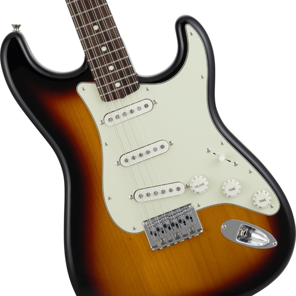 Fender Made in Japan 12-String Limited Stratocaster - 3-Color Sunburst, Rosewood Fingerboard Electric Guitars Sky Music