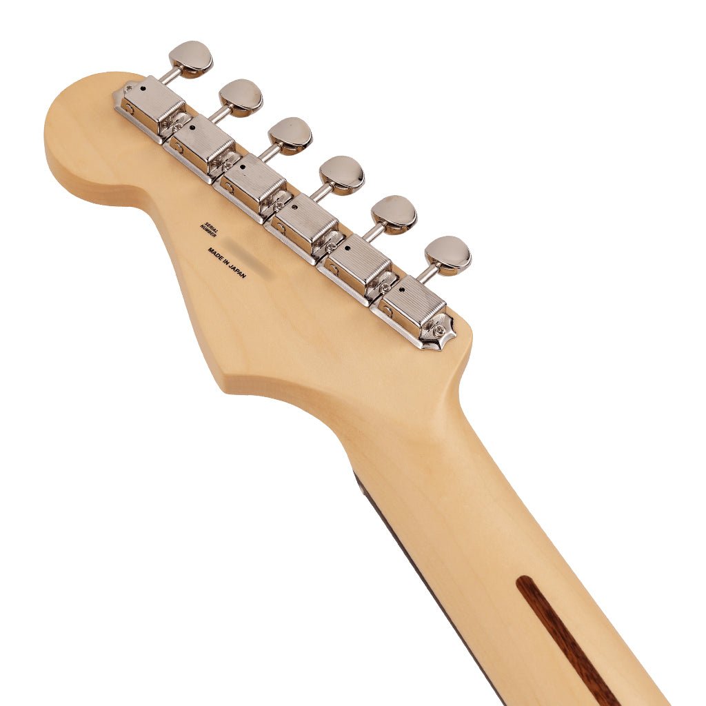 Fender Made in Japan Junior Collection Stratocaster®, Rosewood Fingerboard, Satin Daphne Blue Electric Guitars Sky Music