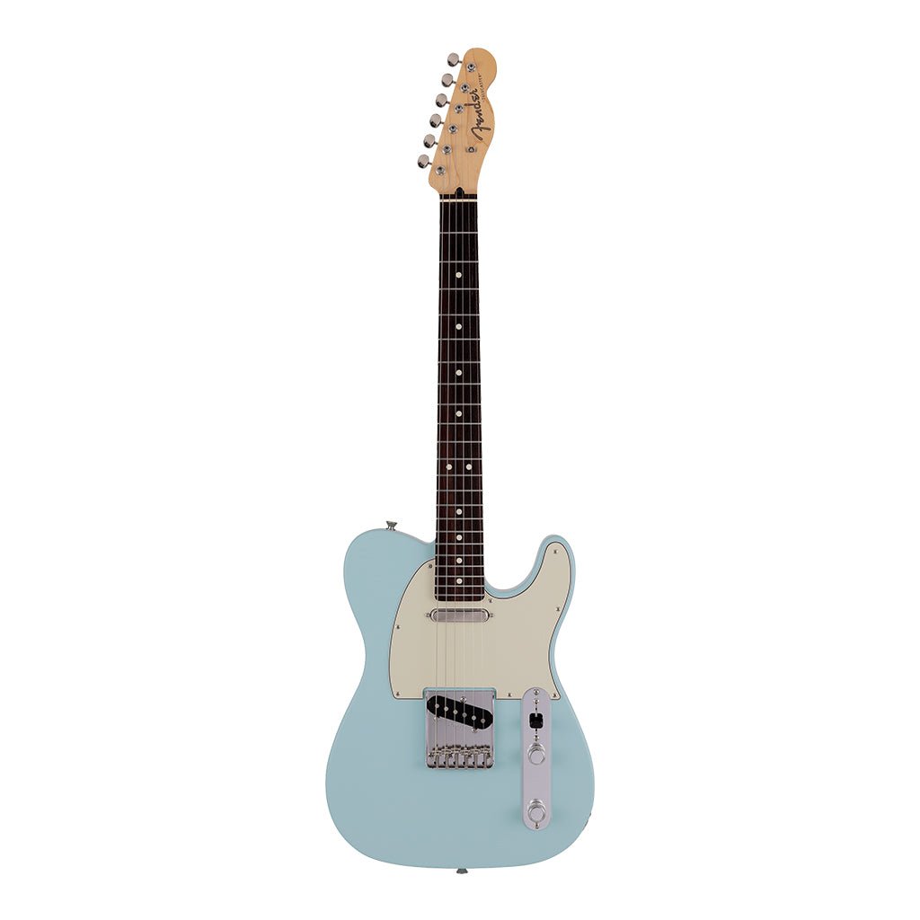 Fender Made in Japan Junior Collection Telecaster®, Rosewood Fingerboard, Satin Daphne Blue Electric Guitars Sky Music