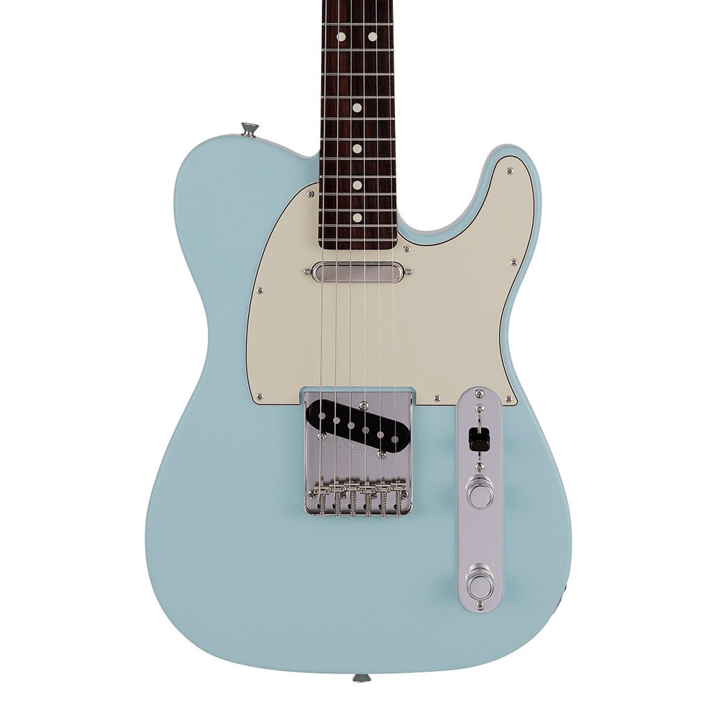 Fender Made in Japan Junior Collection Telecaster®, Rosewood Fingerboard, Satin Daphne Blue Electric Guitars Sky Music