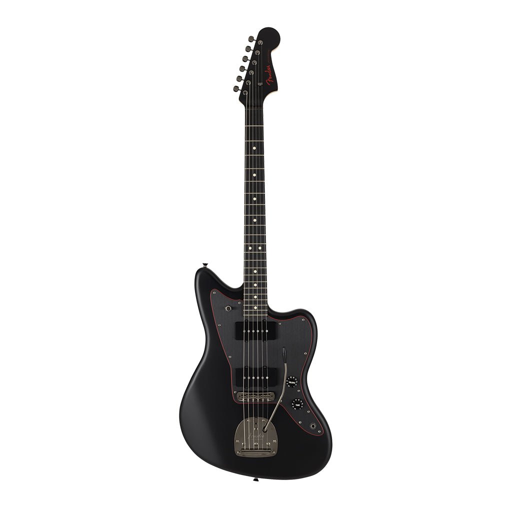 Fender Made in Japan Limited Hybrid II Jazzmaster Noir Rosewood Fingerboard - Black Electric Guitars Sky Music