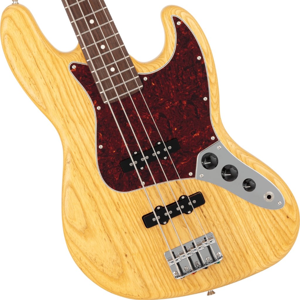 Fender Made in Japan Limited Jazz Bass Raw Ash - Vintage Natural Bass Guitars Sky Music
