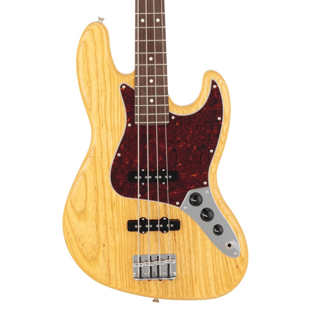 Fender Made in Japan Limited Jazz Bass Raw Ash - Vintage Natural Bass Guitars Sky Music