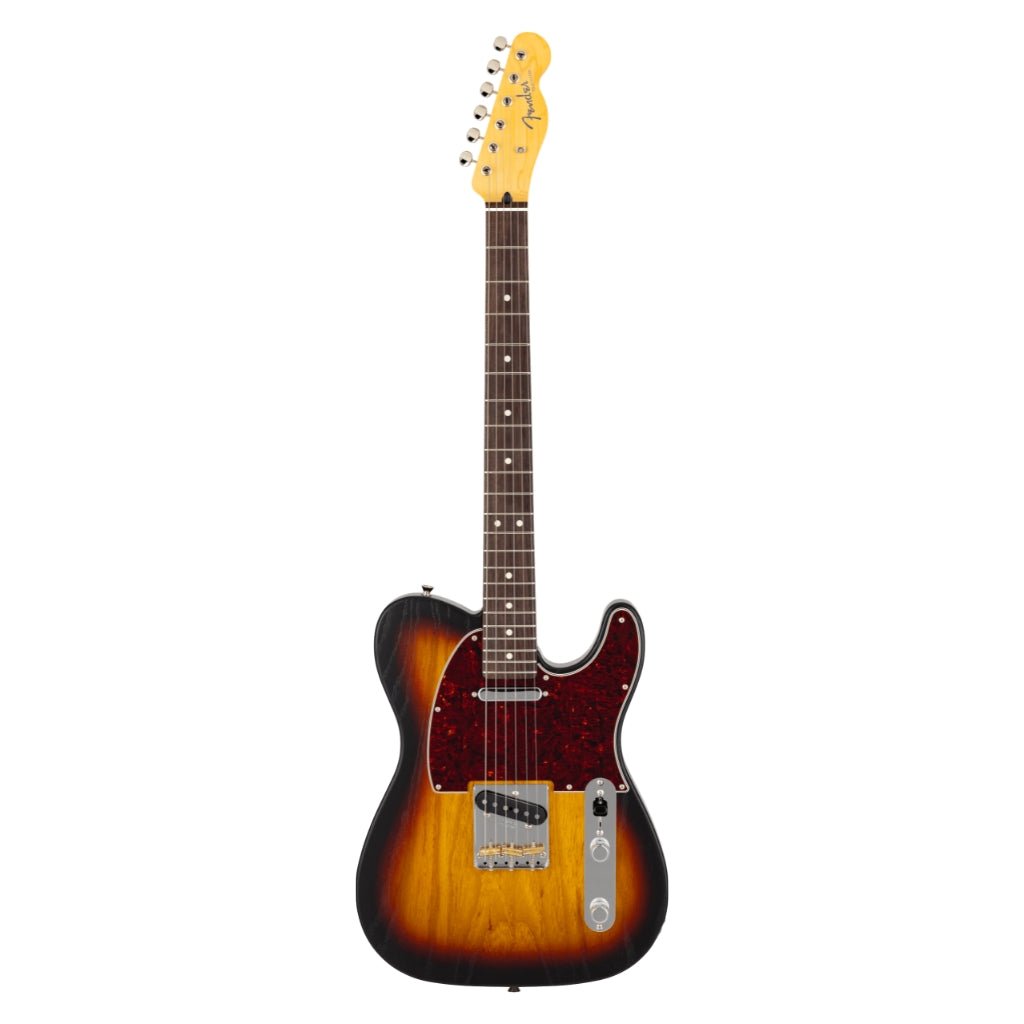 Fender Made in Japan Limited Raw Ash Telecaster - 3 Color Sunburst, Rosewood Fingerboard Electric Guitars Sky Music