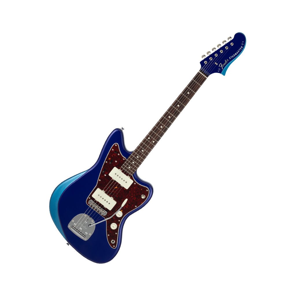 Fender Made in Japan Limited Starmaster Rosewood Fingerboard - Jupiter Blue Electric Guitars Sky Music