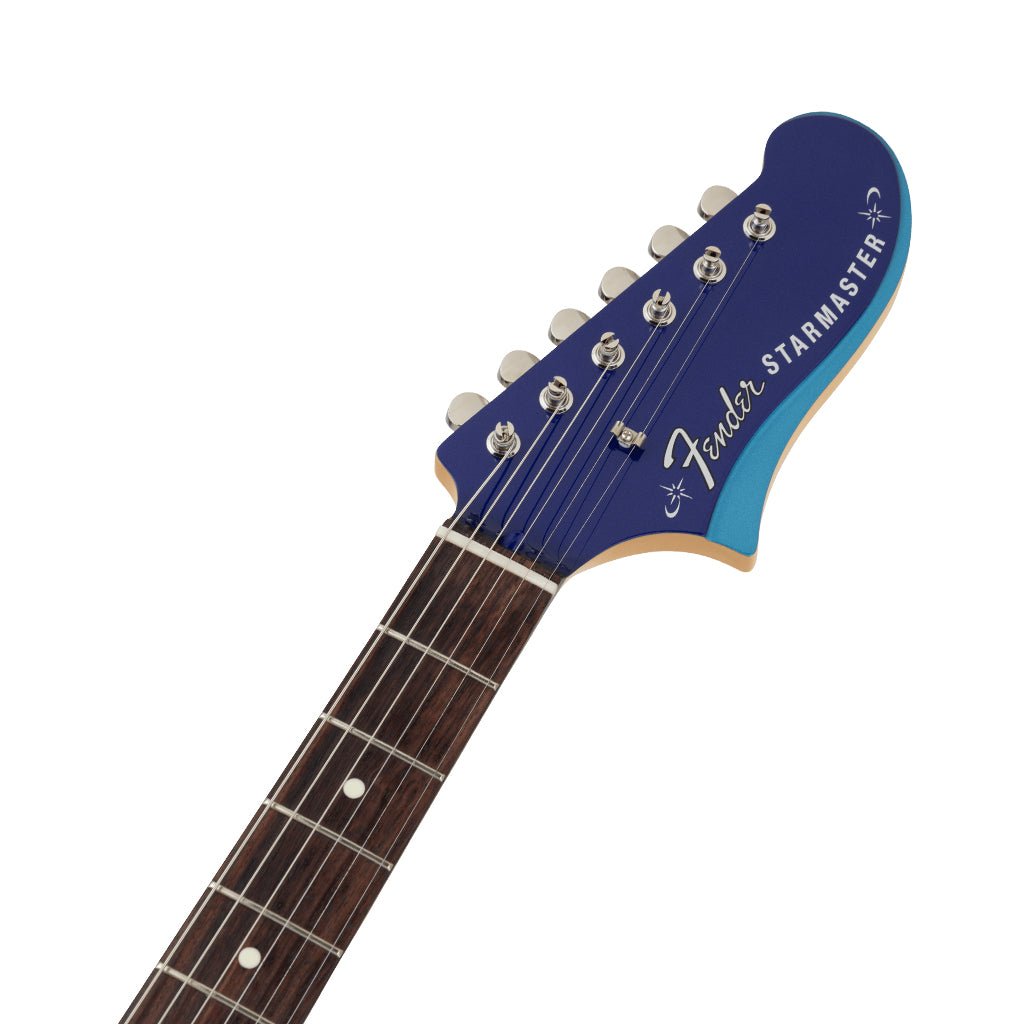 Fender Made in Japan Limited Starmaster Rosewood Fingerboard - Jupiter Blue Electric Guitars Sky Music