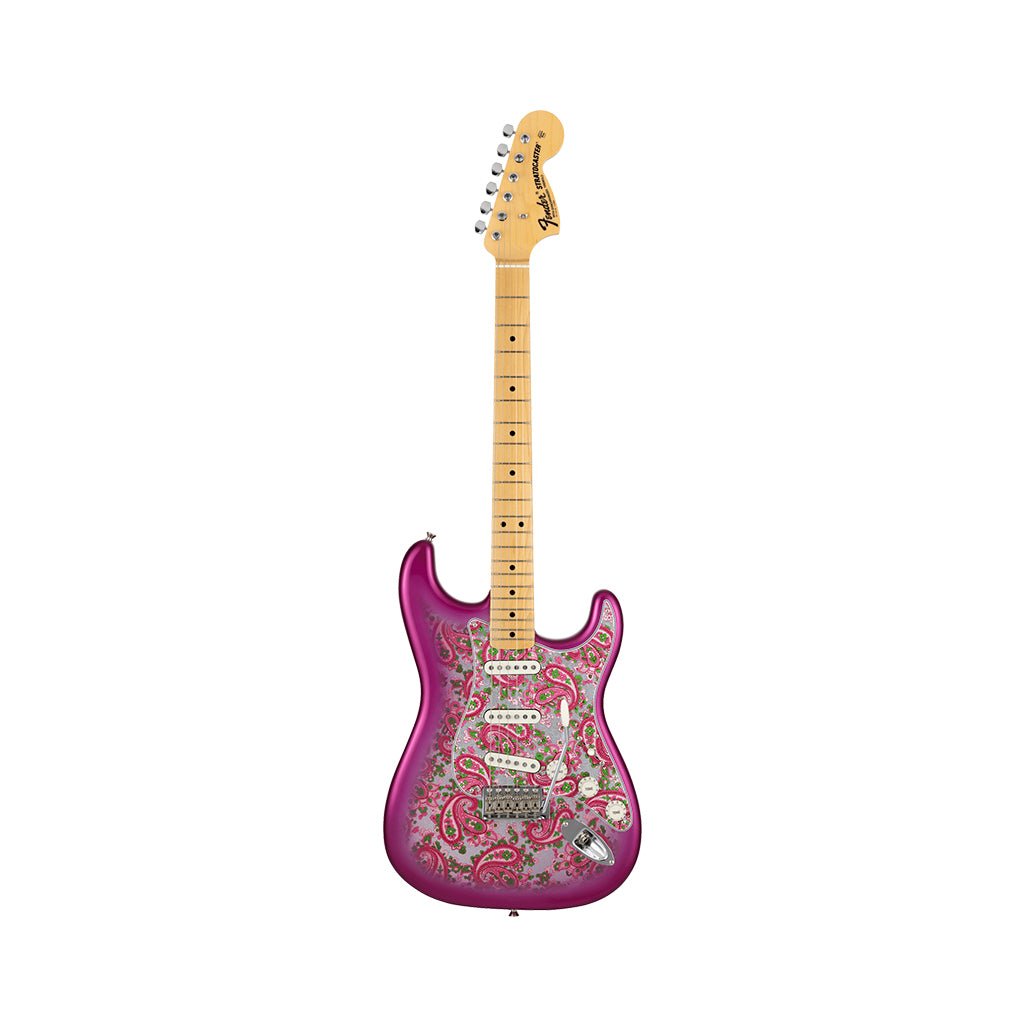 Fender Made in Japan Limited Stratocaster Maple Fingerboard Pink Paisley Electric Guitars Sky Music